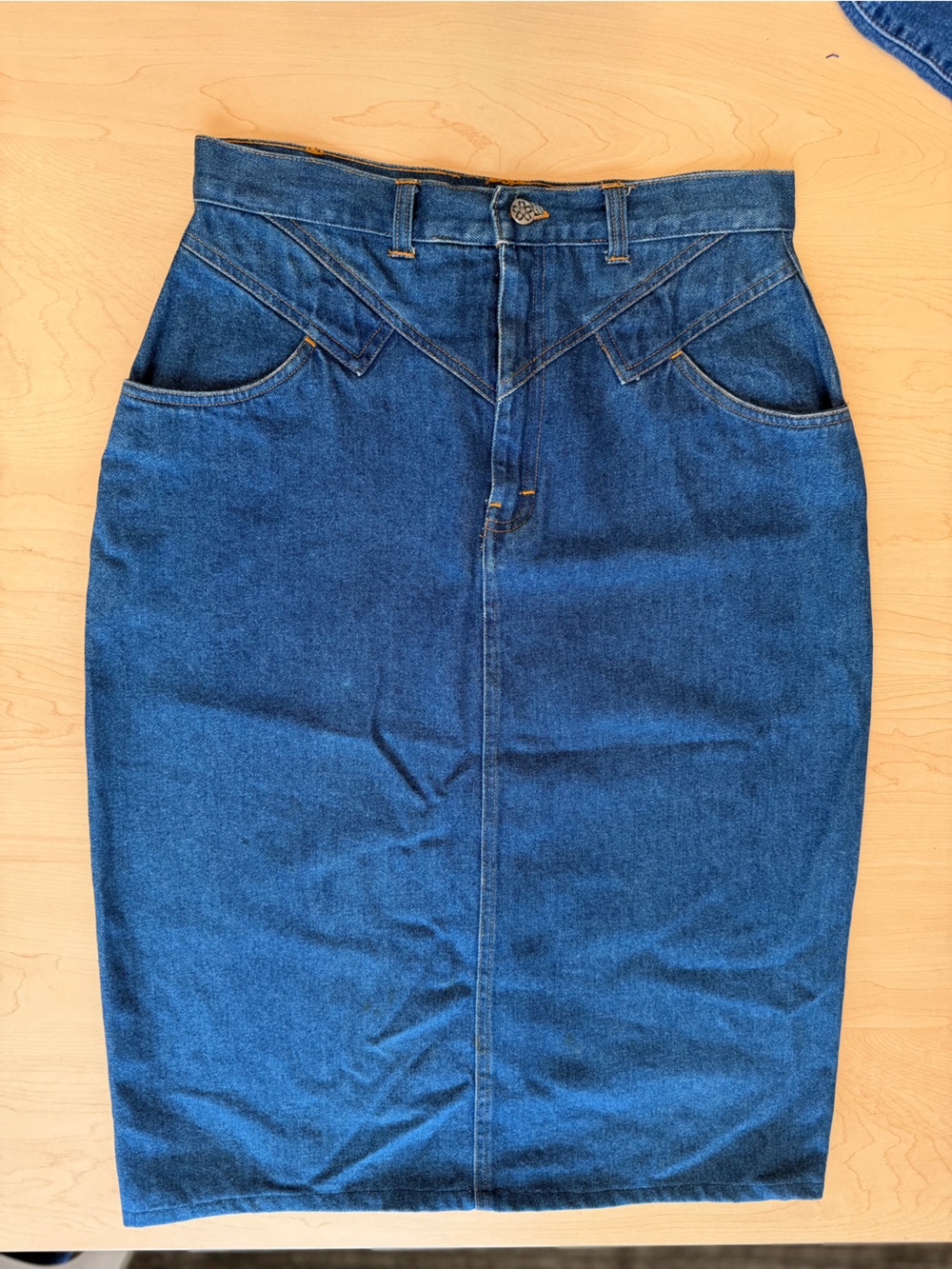 Forenza Blue Denim Tube Skirt